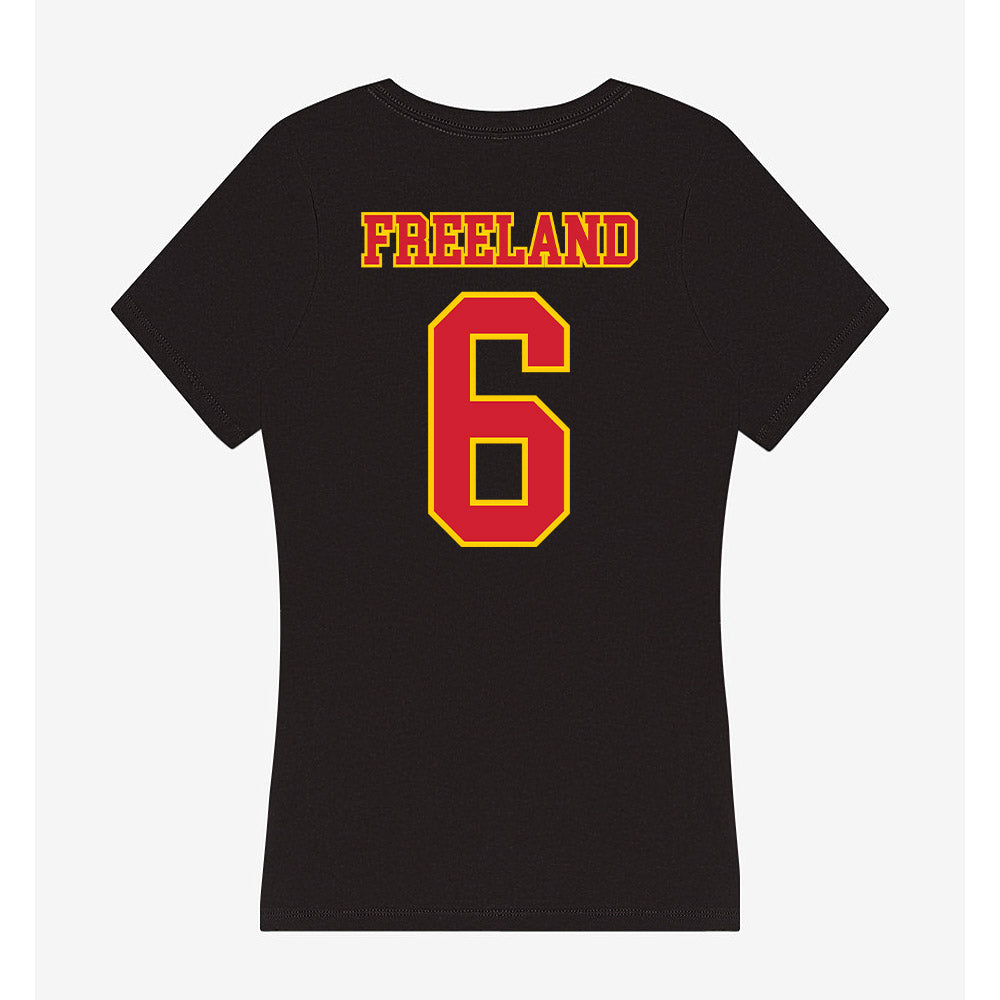 Pitt State - NCAA Baseball : Carter Freeland - Women's V-Neck T-Shirt-1