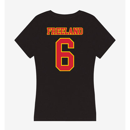 Pitt State - NCAA Baseball : Carter Freeland - Women's V-Neck T-Shirt-1