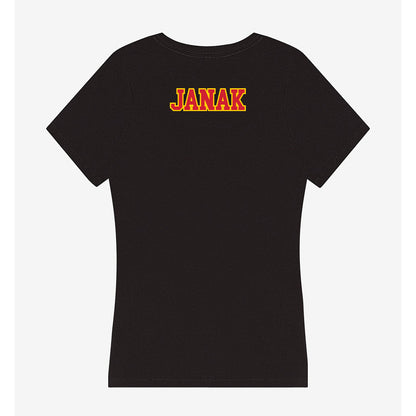 Pitt State - NCAA Men's Track & Field : Ryan Janak - Women's V-Neck T-Shirt-1