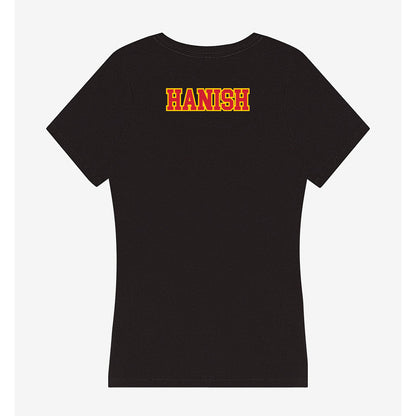 Pitt State - NCAA Football : Marcus Hanish - Women's V-Neck T-Shirt-1