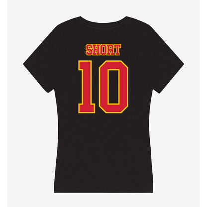 Pitt State - NCAA Men's Basketball : Landon Short - Women's V-Neck T-Shirt-1