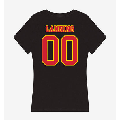 Pitt State - NCAA Football : JACK LANNING - Women's V-Neck T-Shirt-1