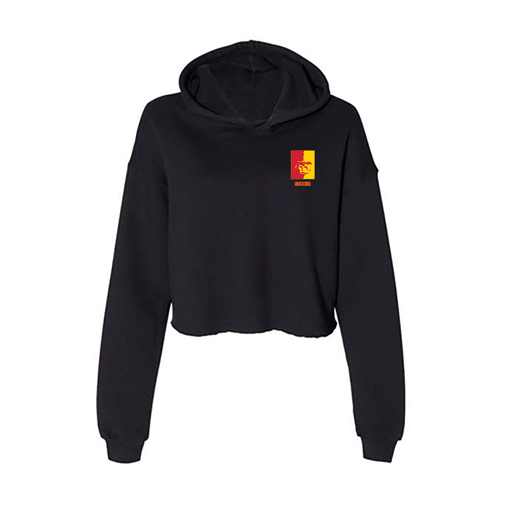 Pitt State - NCAA Women's Soccer : Sarah Peyton Webb - Women's Crop Fleece Hooded Sweatshirt-0