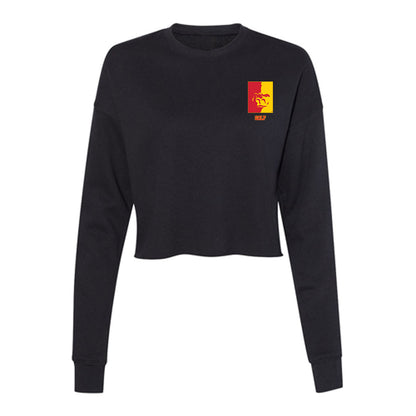 Pitt State - NCAA Men's Golf : David Hobart - Women's Cropped Crew Fleece-0