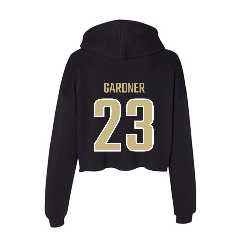 Jacksonville - NCAA Baseball : JJ Gardner - Classic Shersey Women's Crop Fleece Hoodie-1