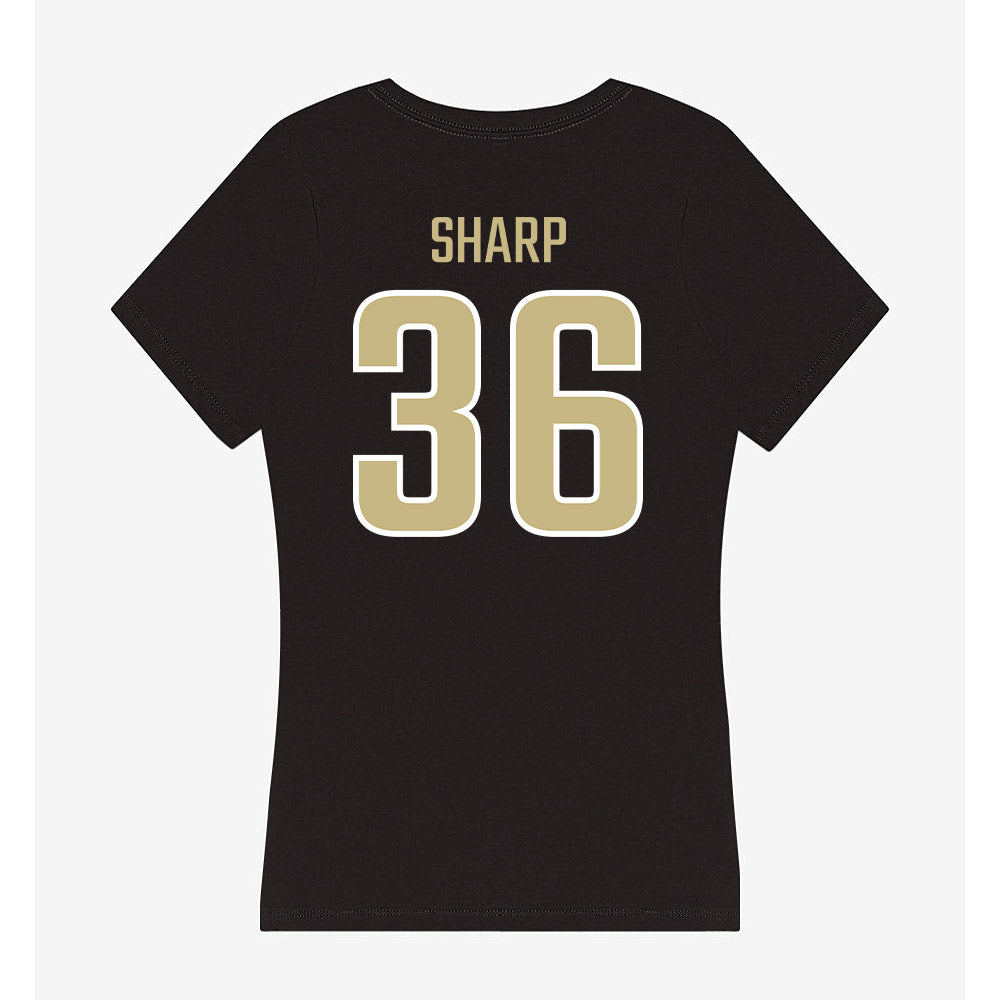 Jacksonville - NCAA Men's Lacrosse : Evan Sharp - Classic Shersey Women's V-Neck T-Shirt-1