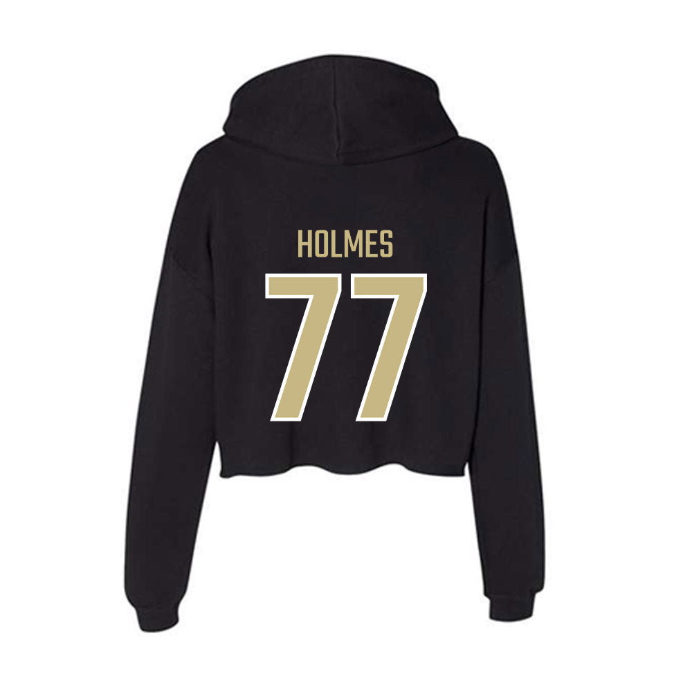 Jacksonville - NCAA Men's Lacrosse : Keller Holmes - Classic Shersey Women's Crop Fleece Hoodie-1