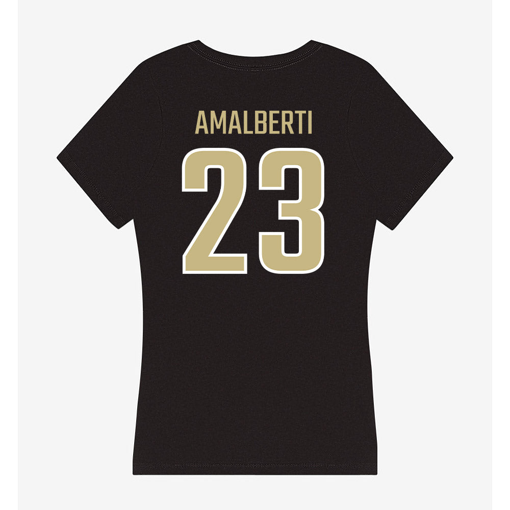 Jacksonville - NCAA Men's Soccer : Pierce Amalberti - Classic Shersey Women's V-Neck T-Shirt-1