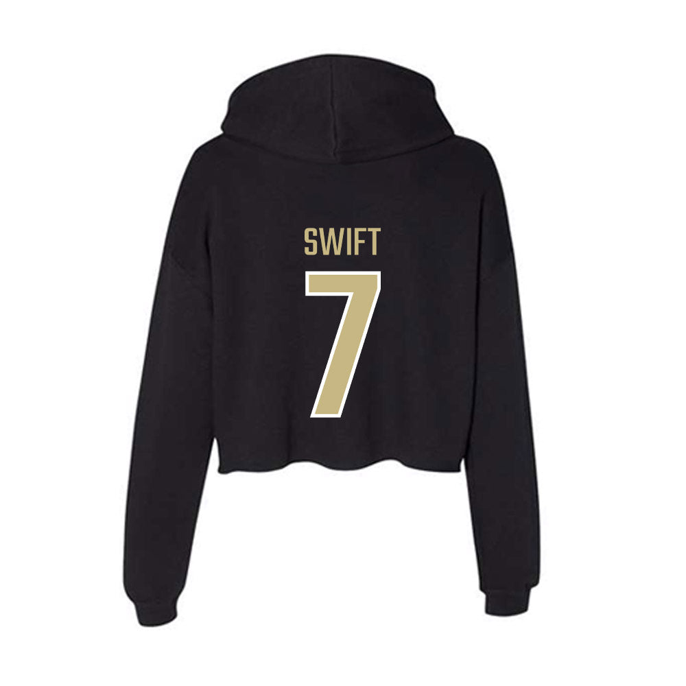 Jacksonville - NCAA Softball : Delcie Swift - Classic Shersey Women's Crop Fleece Hoodie-1