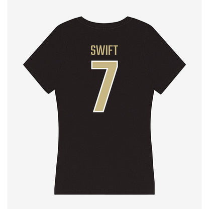 Jacksonville - NCAA Softball : Delcie Swift - Classic Shersey Women's V-Neck T-Shirt-1