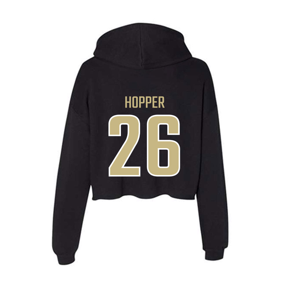Jacksonville - NCAA Baseball : Kyle Hopper - Classic Shersey Women's Crop Fleece Hoodie-1
