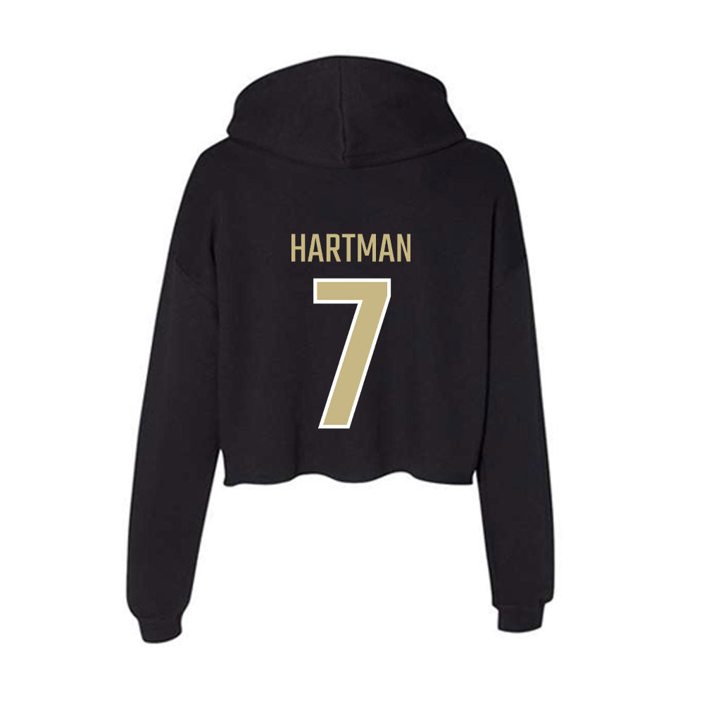 Jacksonville - NCAA Baseball : Logan Hartman - Classic Shersey Women's Crop Fleece Hoodie-1