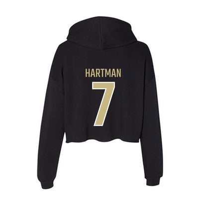 Jacksonville - NCAA Baseball : Logan Hartman - Classic Shersey Women's Crop Fleece Hoodie-1