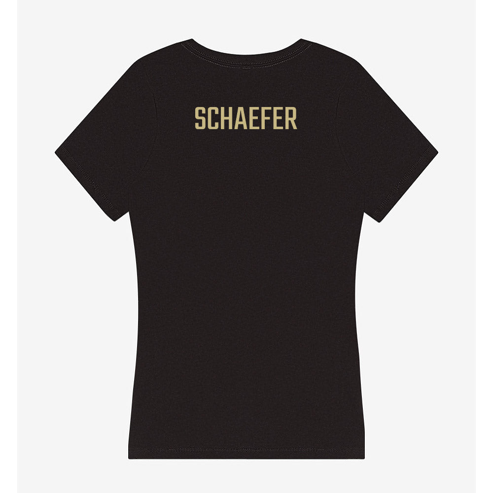 Jacksonville - NCAA Women's Golf : Kit Schaefer - Classic Shersey Women's V-Neck T-Shirt-1