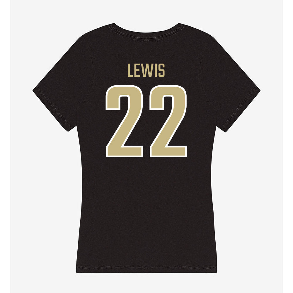 Jacksonville - NCAA Softball : Courtney Lewis - Classic Shersey Women's V-Neck T-Shirt-1