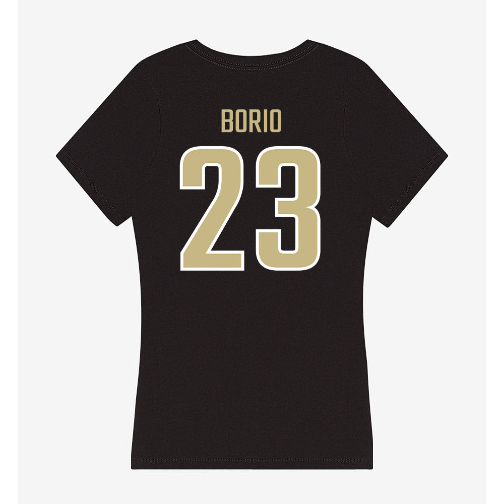 Jacksonville - NCAA Men's Basketball : Enrico Borio - Classic Shersey Women's V-Neck T-Shirt-1