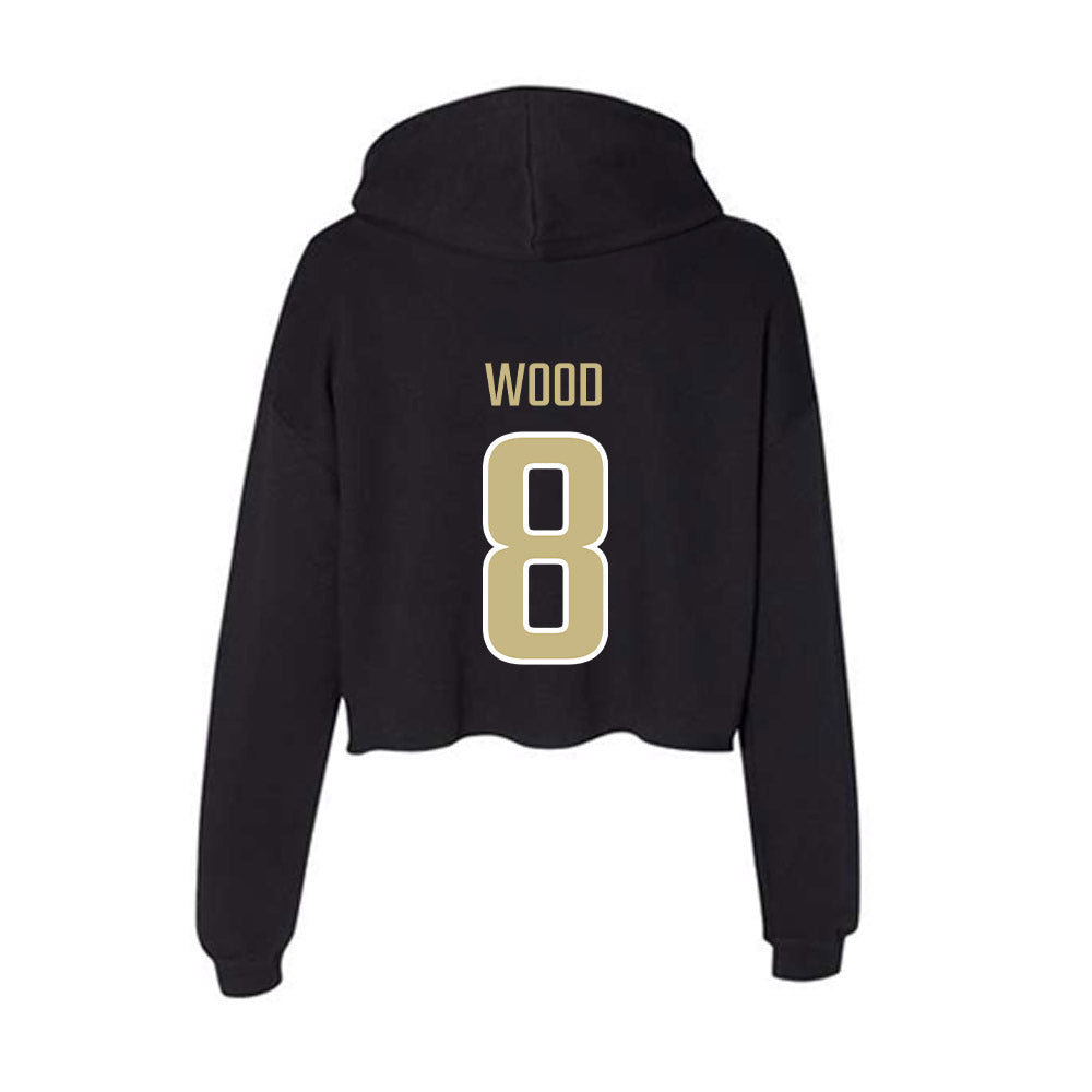 Jacksonville - NCAA Men's Basketball : Hayden Wood - Classic Shersey Women's Crop Fleece Hoodie-1