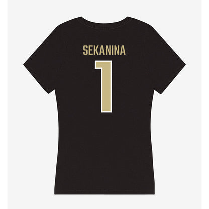 Jacksonville - NCAA Men's Soccer : Christian Sekanina - Classic Shersey Women's V-Neck T-Shirt-1