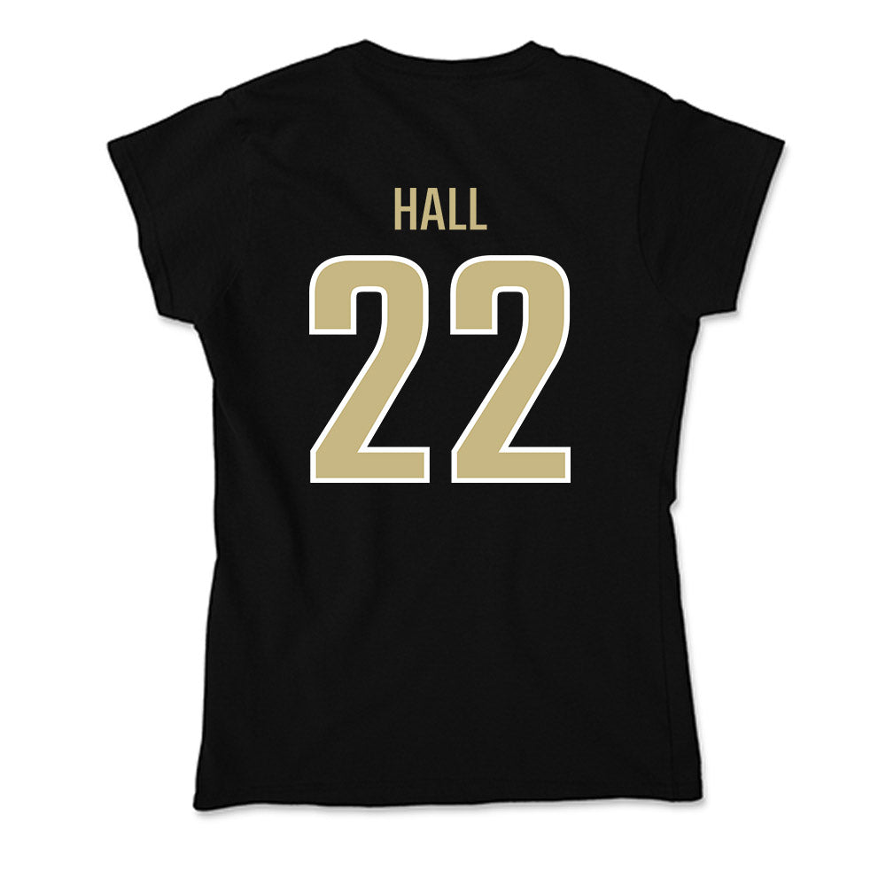 Jacksonville - NCAA Men's Soccer : Logan Hall - Classic Shersey Soft Style Women’s T-Shirt-1