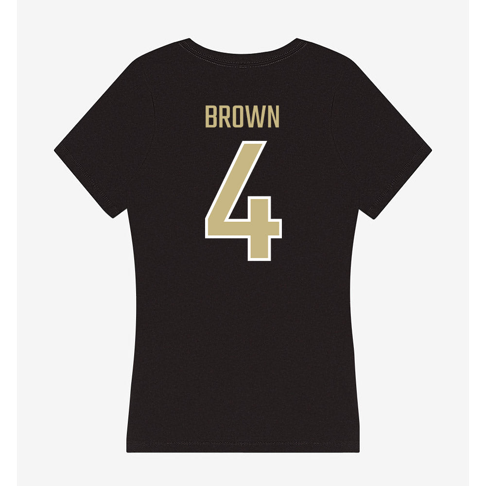 Jacksonville - NCAA Men's Basketball : Anakin Brown - Classic Shersey Women's V-Neck T-Shirt-1