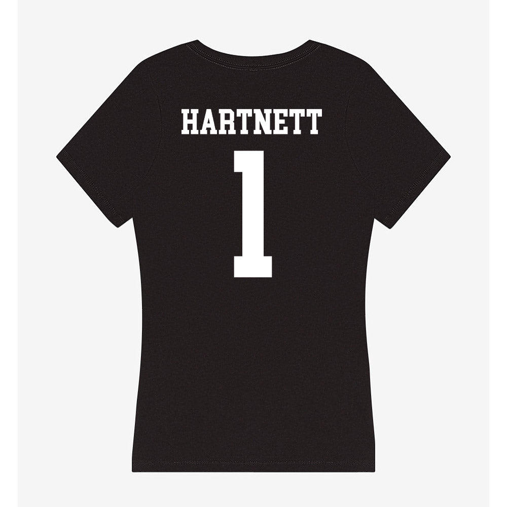 FDU Florham - NCAA Women's Lacrosse : Casey Hartnett - Women's V-Neck T-Shirt-1