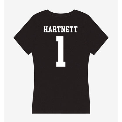 FDU Florham - NCAA Women's Lacrosse : Casey Hartnett - Women's V-Neck T-Shirt-1