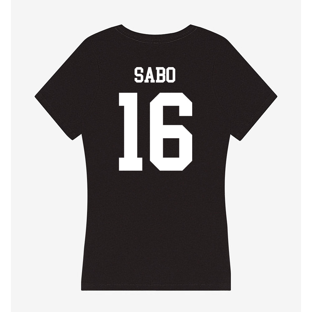 FDU Florham - NCAA Baseball : Evan Sabo - Women's V-Neck T-Shirt-1