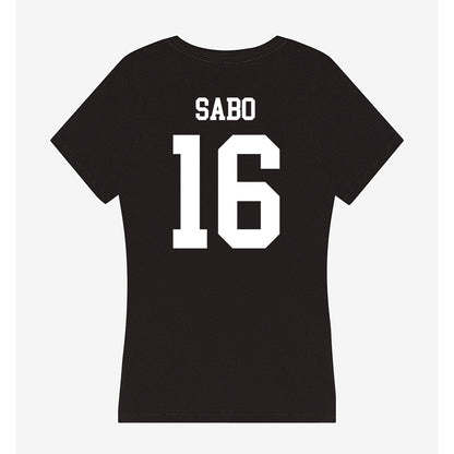FDU Florham - NCAA Baseball : Evan Sabo - Women's V-Neck T-Shirt-1
