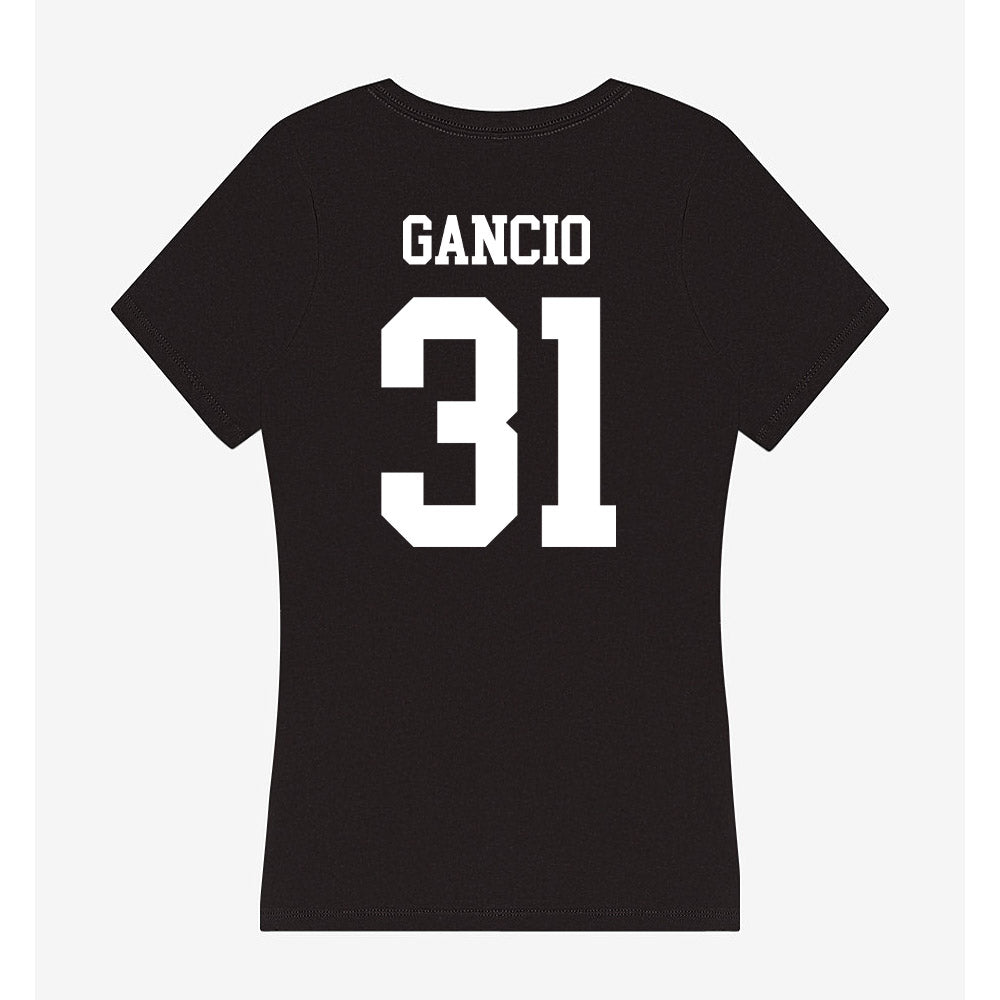 FDU Florham - NCAA Men's Soccer : Vincenzo Gancio - Women's V-Neck T-Shirt-1