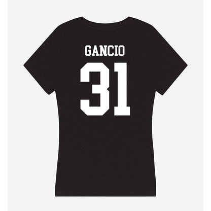 FDU Florham - NCAA Men's Soccer : Vincenzo Gancio - Women's V-Neck T-Shirt-1