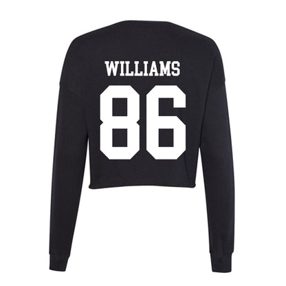 FDU Florham - NCAA Football : Nick Williams - Women's Cropped Crew Fleece-1