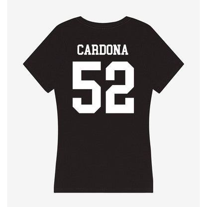 FDU Florham - NCAA Football : Cyrus Cardona - Women's V-Neck T-Shirt-1