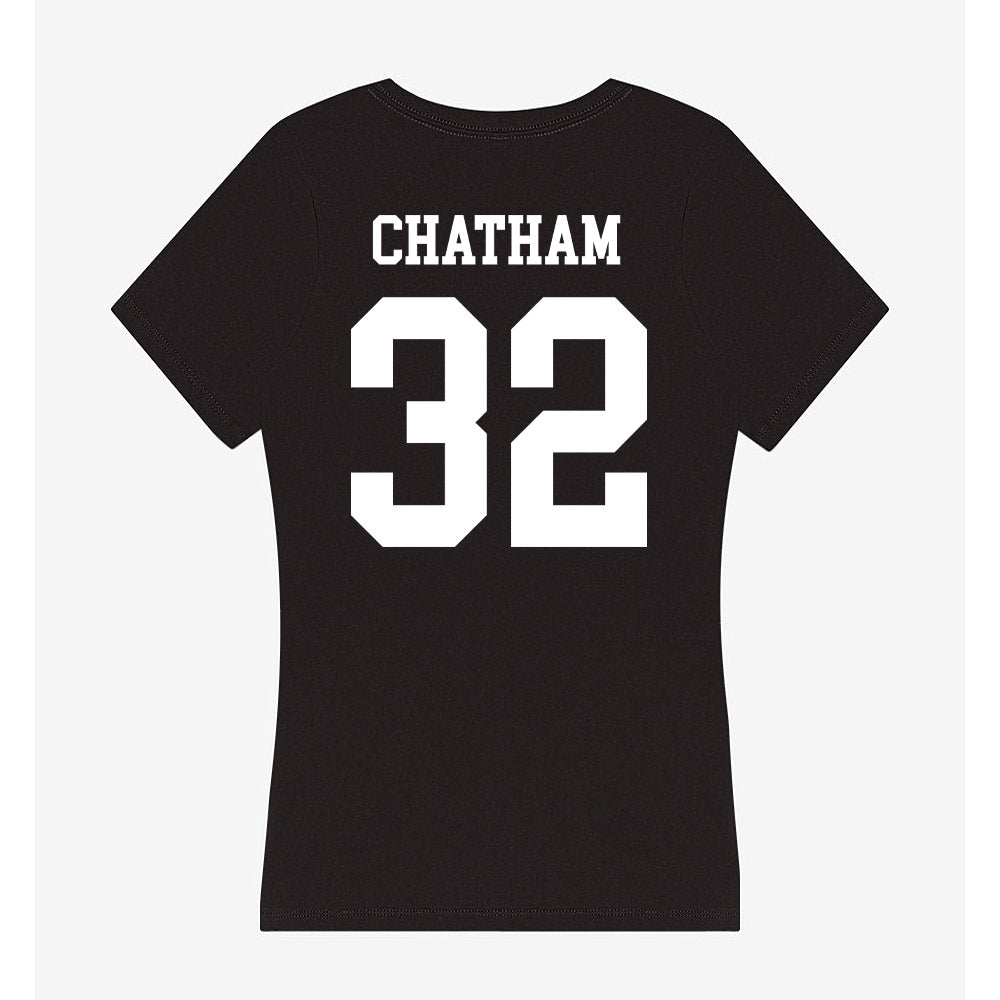 FDU Florham - NCAA Football : John Chatham - Women's V-Neck T-Shirt-1