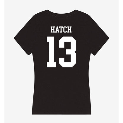 Utah State - NCAA Football : Hyrum Hatch - Women's V-Neck T-Shirt-1