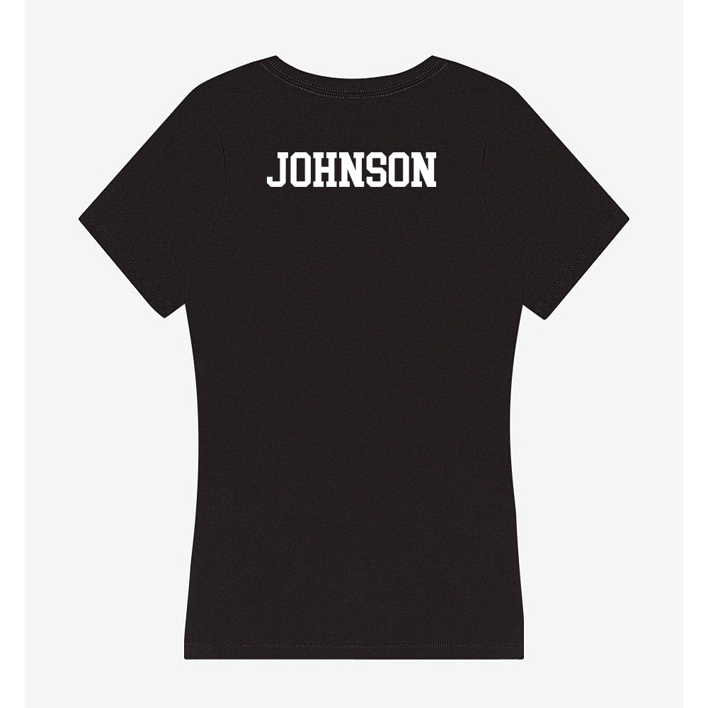 Utah State - NCAA Women's Gymnastics : Brylea Johnson - Women's V-Neck T-Shirt-1