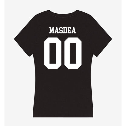 Utah State - NCAA Football : Tyler Masdea - Women's V-Neck T-Shirt-1