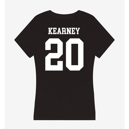 Utah State - NCAA Men's Basketball : Luke Kearney - Women's V-Neck T-Shirt-1