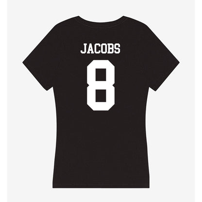 Utah State - NCAA Football : Javen Jacobs - Women's V-Neck T-Shirt-1