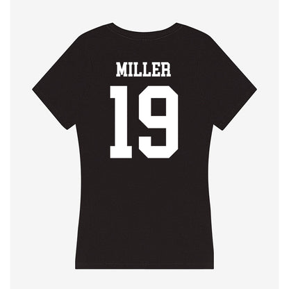 Utah State - NCAA Women's Soccer : Austin Miller - Women's V-Neck T-Shirt-1