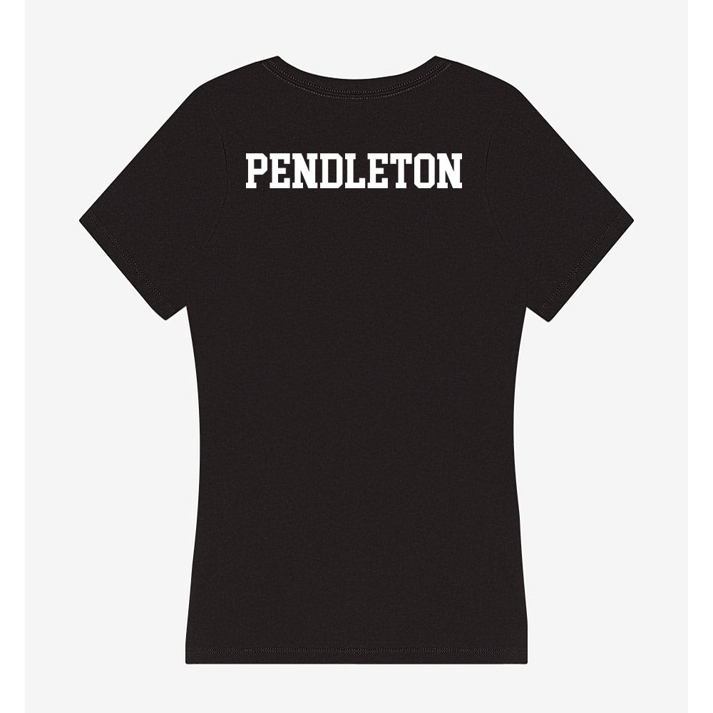 Utah State - NCAA Football : Jordan Pendleton - Women's V-Neck T-Shirt-1