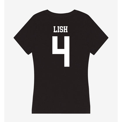 Utah State - NCAA Softball : Jordyn Lish - Women's V-Neck T-Shirt-1