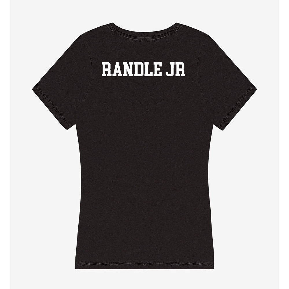 Utah State - NCAA Football : John Randle Jr - Women's V-Neck T-Shirt-1