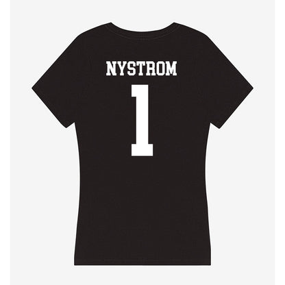Utah State - NCAA Women's Soccer : Ivy Nystrom - Women's V-Neck T-Shirt-1