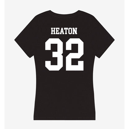 Utah State - NCAA Women's Basketball : Jamisyn Heaton - Women's V-Neck T-Shirt-1