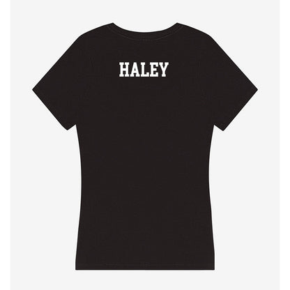 Utah State - NCAA Football : Tyler Haley - Women's V-Neck T-Shirt-1