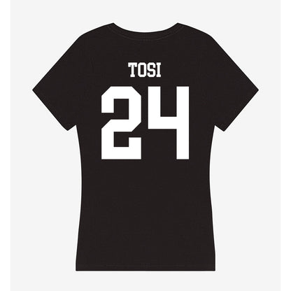 Utah State - NCAA Men's Basketball : Kingston Tosi - Women's V-Neck T-Shirt-1