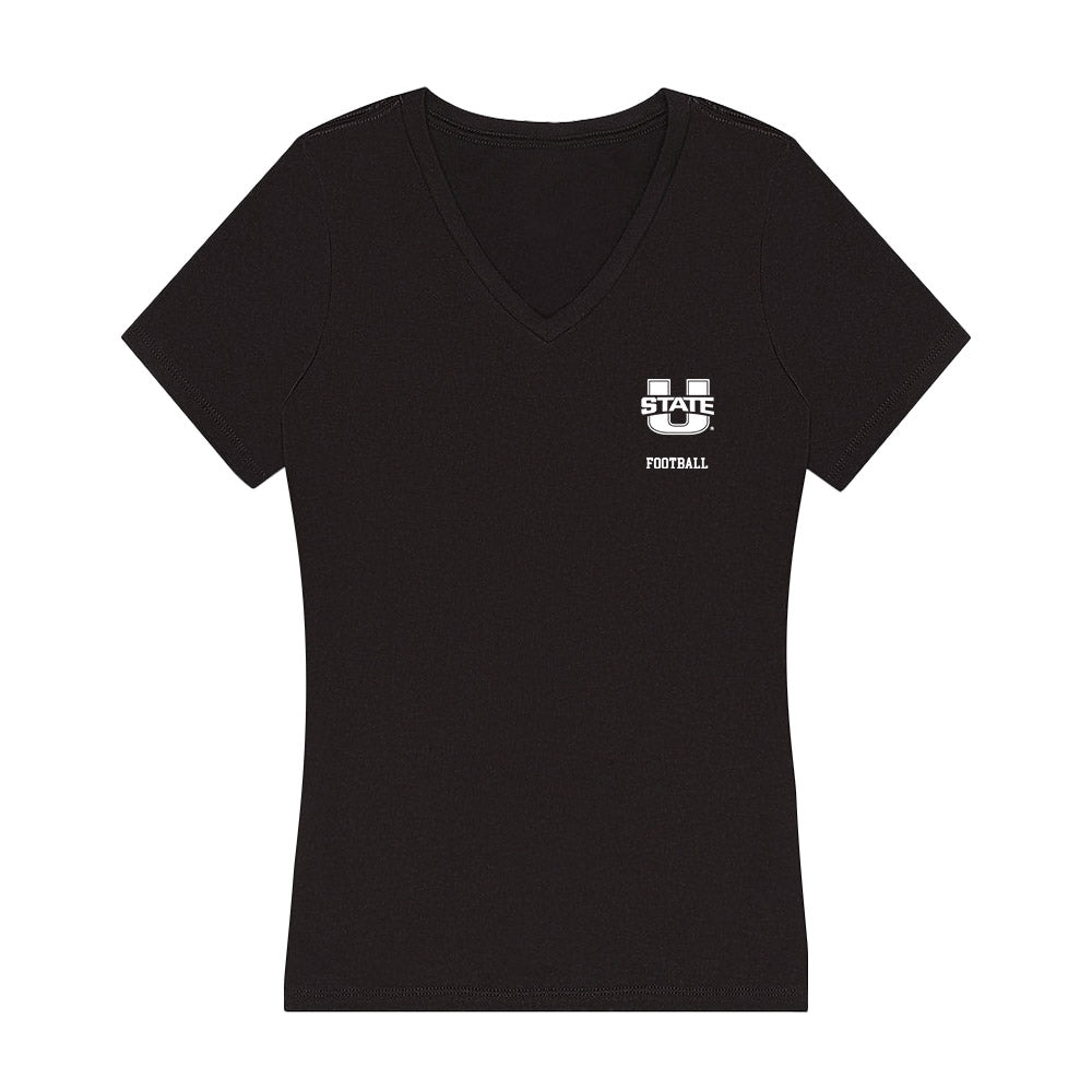 Utah State - NCAA Football : Chris Joe - Women's V-Neck T-Shirt-0
