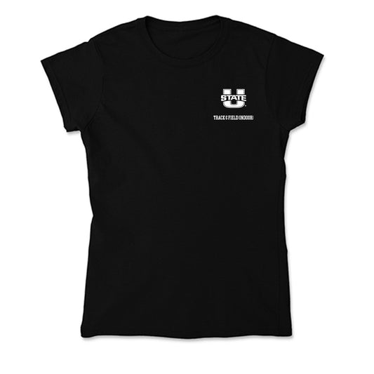 Utah State - NCAA Men's Track & Field : Gavin Beierle - Soft Style Women’s T-Shirt-0