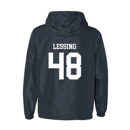 UConn - NCAA Baseball : Justin Lessing - Windbreaker-1