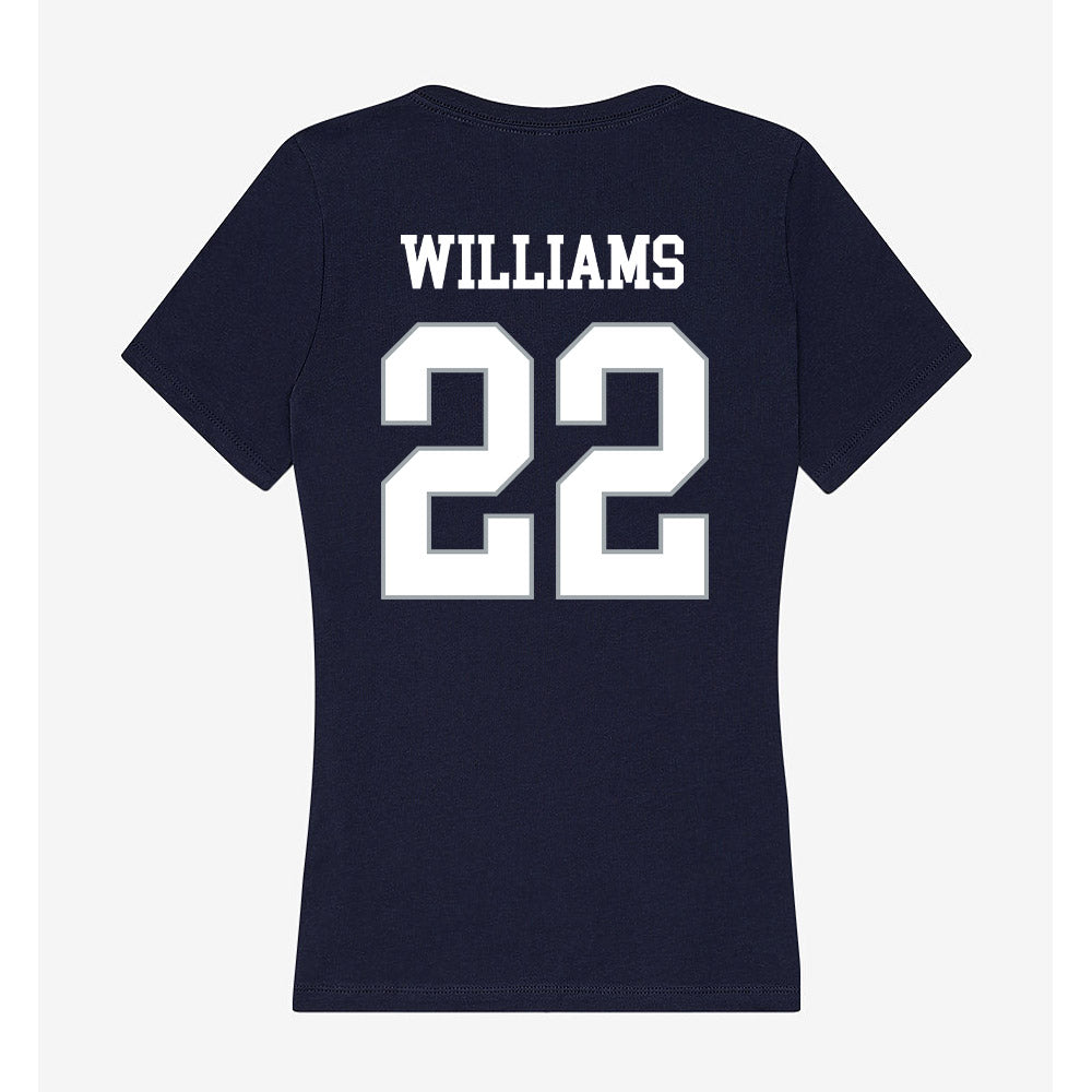 UConn - NCAA Women's Basketball : Serah Williams - Women's V-Neck T-Shirt-1